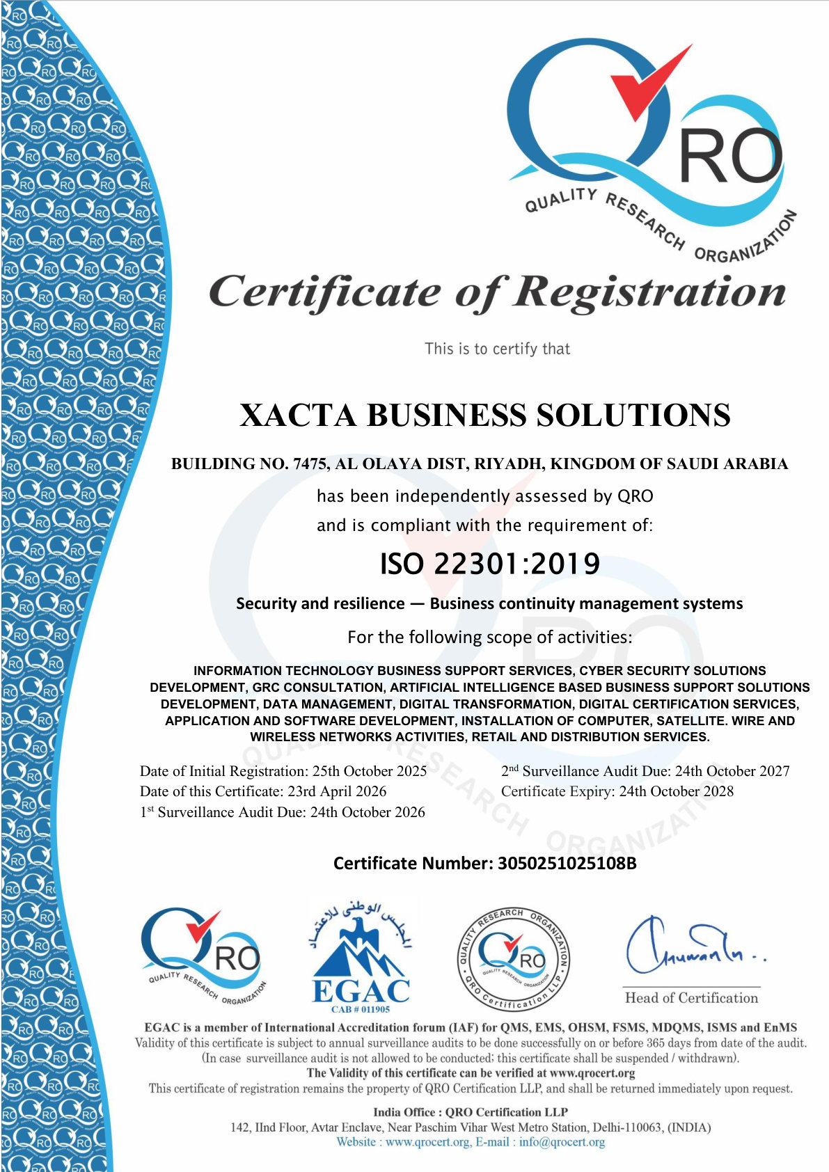 ISO 22301:2019