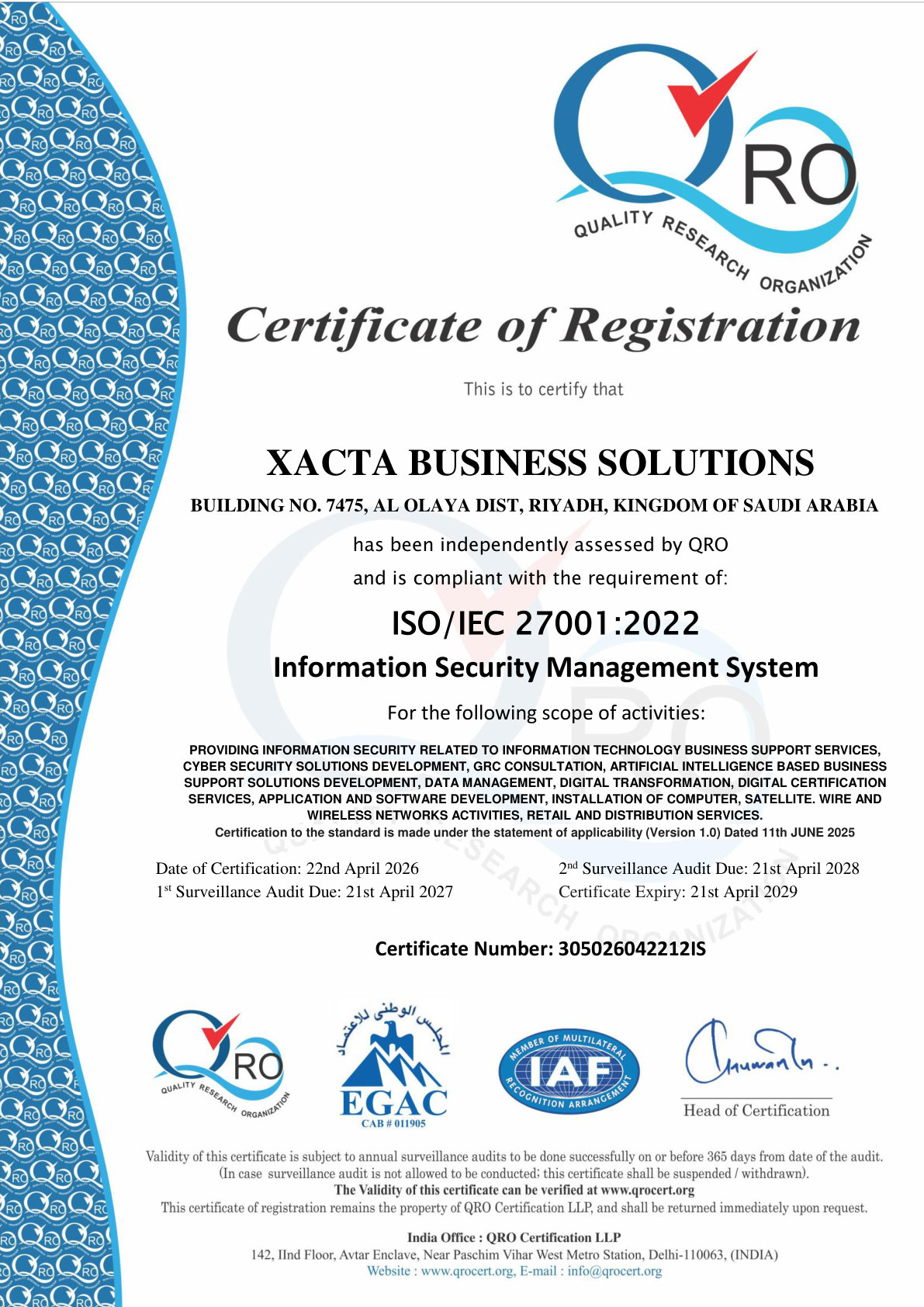 ISO/IEC 27001:2022